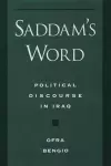 Saddam's Word cover