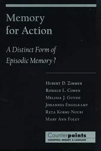 Memory for Action cover