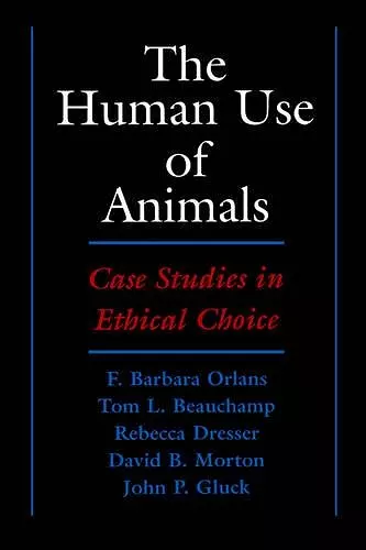 The Human Use of Animals cover