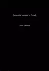 Sentential Negation in French cover
