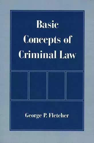 Basic Concepts of Criminal Law cover