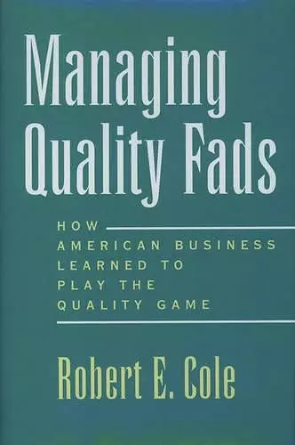 Managing Quality Fads cover