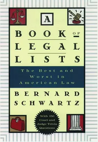 A Book of Legal Lists cover