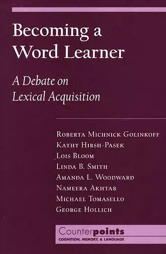 Becoming a Word Learner cover