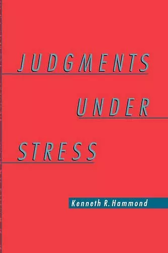 Judgments Under Stress cover