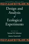 Design and Analysis of Ecological Experiments cover