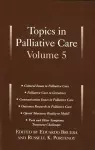 Topics in Palliative Care, Volume 5 cover