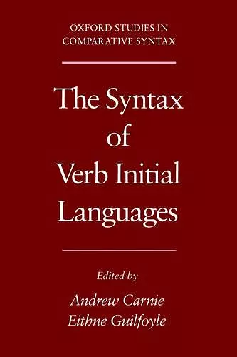 The Syntax of Verb Initial Languages cover