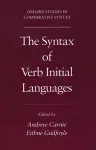 The Syntax of Verb Initial Languages cover