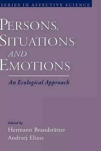 Persons, Situations, and Emotions cover