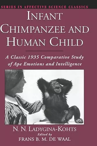 Infant Chimpanzee and Human Child cover