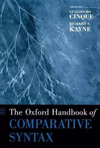 The Oxford Handbook of Comparative Syntax cover