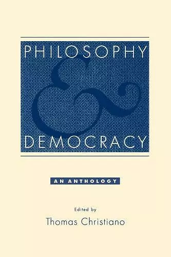 Philosophy and Democracy cover