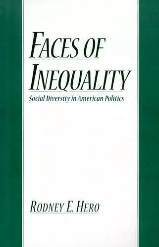 Faces of Inequality cover