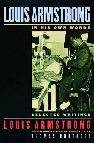 Louis Armstrong, In His Own Words cover