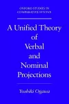 A Unified Theory of Verbal and Nominal Projections cover