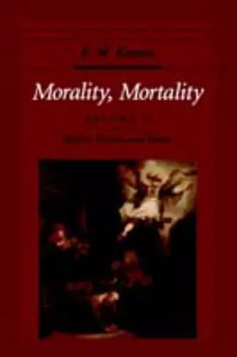 Morality, Mortality: Volume II: Rights, Duties, and Status cover