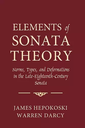 Elements of Sonata Theory cover