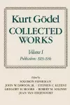 Kurt Gödel: Collected Works cover