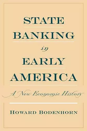 State Banking in Early America cover