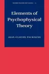 Elements of Psychophysical Theory cover