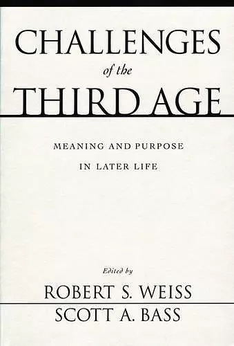 Challenges of the Third Age cover
