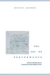 The Art of Performance cover