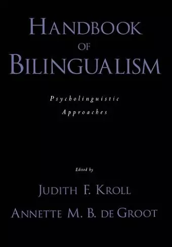 Handbook of Bilingualism cover