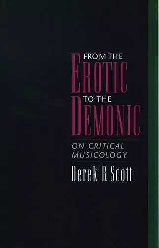 From the Erotic to the Demonic cover