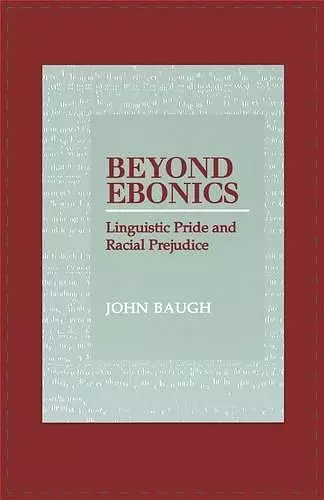 Beyond Ebonics cover