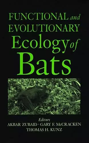 Functional and Evolutionary Ecology of Bats cover