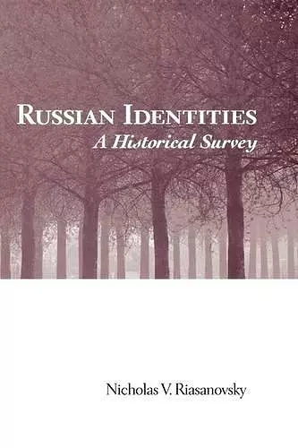 Russian Identities cover