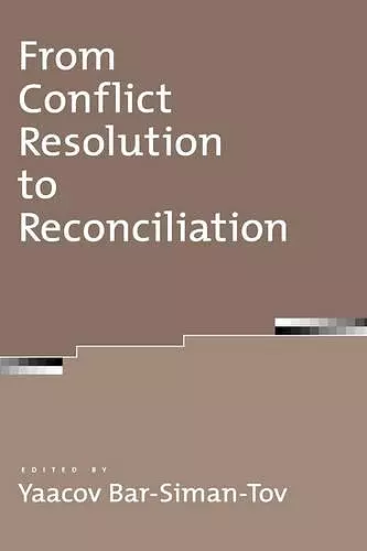 From Conflict Resolution to Reconciliation cover