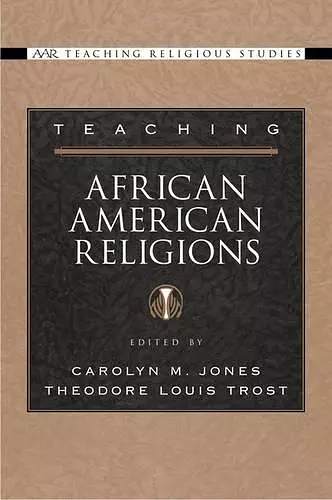 Teaching African American Religions cover