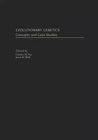 Evolutionary Genetics cover