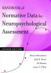 Handbook of Normative Data for Neuropsychological Assessment cover