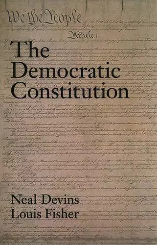 The Democratic Constitution cover