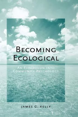 Becoming Ecological cover