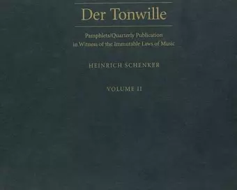 Der Tonwille cover