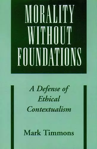 Morality without Foundations cover