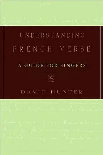 Understanding French Verse cover