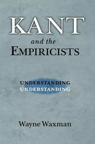 Kant and the Empiricists cover