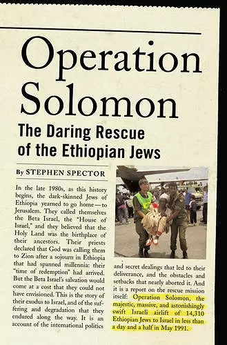 Operation Solomon cover