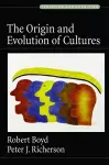 The Origin and Evolution of Cultures cover