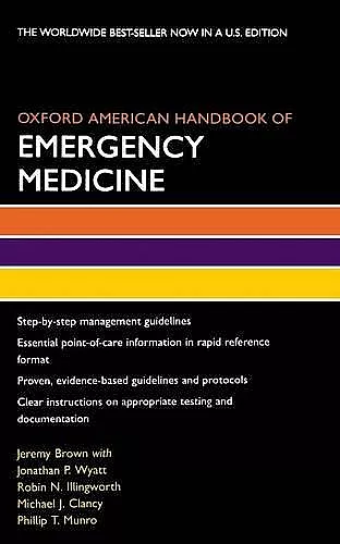 Oxford American Handbook of Emergency Medicine cover