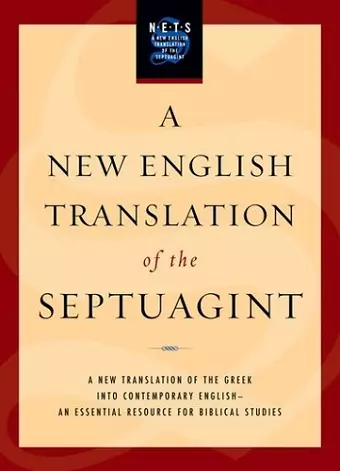 A New English Translation of the Septuagint cover