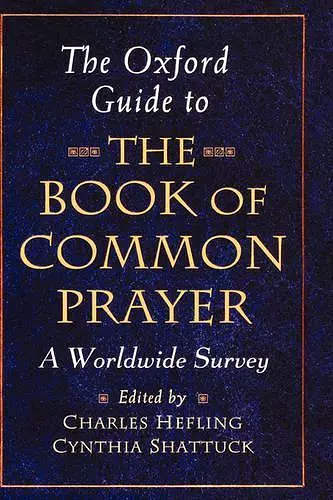 The Oxford Guide to The Book of Common Prayer cover