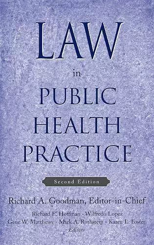 Law in Public Health Practice cover