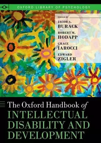 The Oxford Handbook of Intellectual Disability and Development cover