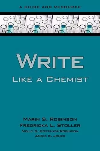 Write Like a Chemist cover